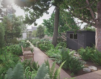 low maintenance garden design